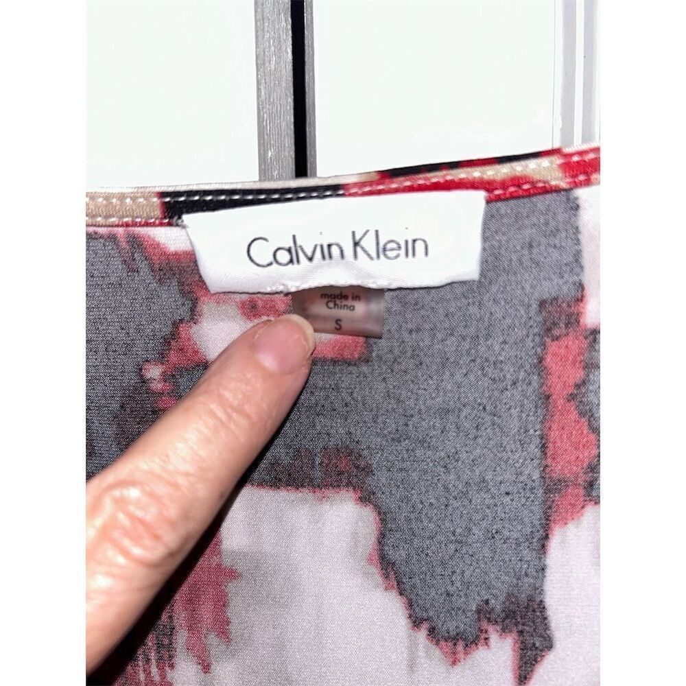 Calvin Klein Women's Sleeveless Cowl Neck Tank Top Multicolor Size S - Picture 4 of 7